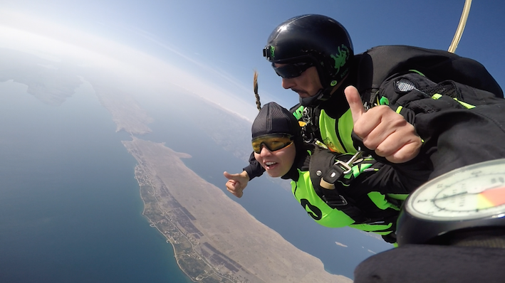 Tandem skydive in Croatia