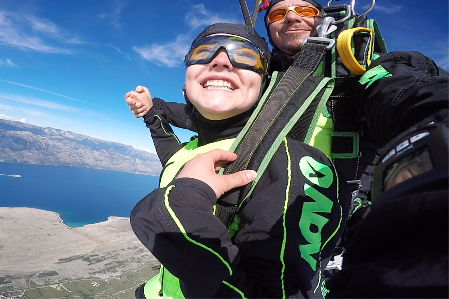 tandem skydive zadar