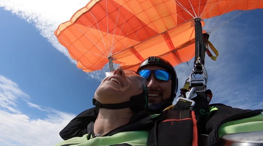 Unbelievable tandem skydiving reactions by ADV #3